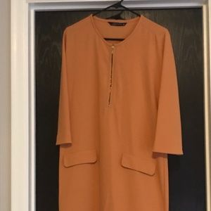 Zara Mustard yellow dress